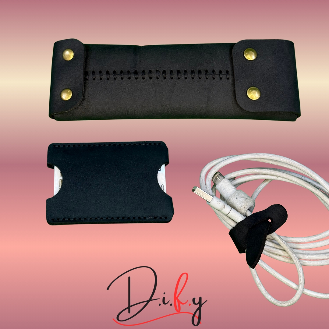 Card holder + Pen Carrier + Wire Organizer Kit (ASSEMBLY REQUIRED)