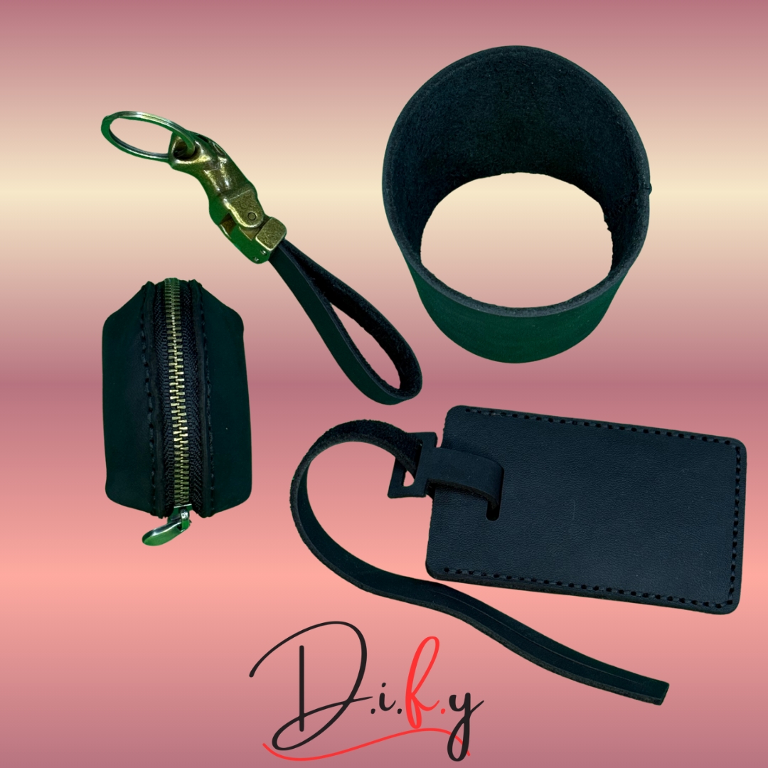 Keychain + Cup Sleeve + Coin Purse + Luggage Tag Kit (ASSEMBLY REQUIRED)